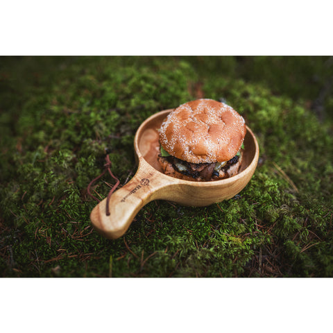 Stor träkåsa 14x23 cm