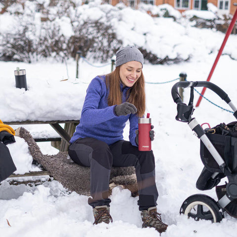 Slurken Vacuum mug 0.4L Red